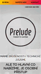 Mobile Screenshot of prelude-reklama.cz