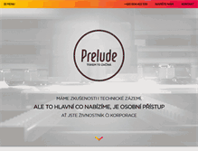 Tablet Screenshot of prelude-reklama.cz